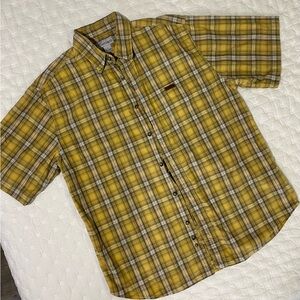 Carhartt Mustard Plaid Casual Shirt